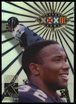 1998 Collector's Edge Super Bowl Card Show 1 Jamal Anderson